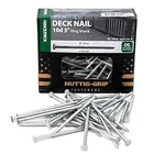 Huttig Grip 10D Wood Fence Deck 3 Ring Shank Galvanized Lb 78 Nails. Fixed Price $11.95.