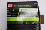 Grip-rite Patio/deck Nails Hot Dipped Galvanized 8D 2-1/2" 5LBS 8HGSTPD5. Fixed Price $14.99.