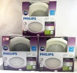 3- Philips Led Recessed Retrofit Trim For 6" Cans, Prism Lens, Soft White New. Fixed Price $25.95.