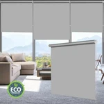 100%BLACKOUT Waterproof Fabric Window Roller Shades,thermal Insulated,uv Protect. Fixed Price $32.99.