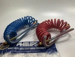 Phillips 11-3150 Coiled Air Hose Set 15', Power Grip, (red + Blue). Fixed Price $80.96.