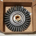 Weiler 13131V Roughneck Max 4" 5/8-11 Stringer Bead Twist Wire Wheel Box Of. Fixed Price $67.95.