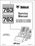 1997 Bobcat 763 Skid Steer Loader Service Manual Part No. 6900091 (6 97) Usb. Fixed Price $19.95.