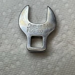 Snap-on #FCO20 Crowfoot 5/8" Open End 3/8" Drive. Fixed Price $16.95.