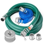 Suction Kit For Water Pump In X 20 Ft GREEN/65 Blue Hoses. Fixed Price $89.49.