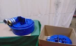 2 New 50' Rolls 3" Blue Goodyear Spiraflex Discharge Hose Usa Made 100' Total. Fixed Price $179.00.