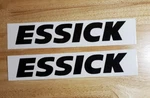 Essick Cement Concrete Mixer 16X2.8" Black Stickers Die Cut Usa. Fixed Price $30.81.