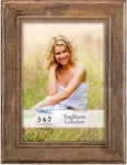 Icona Bay 5X7 Chestnut Brown Picture Frame, Rustic Wood Pattern, Lightly Distres. Fixed Price $14.04.