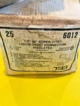 Thomas & Betts 6012 1/2" 90 Super-tite Liquid Tight Insulated Connector Qty: 25. Fixed Price $124.95.