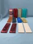 9- Epoxy 1- Maple Knife Or Pistol Blanks New 2 6 Inches All Handmade. Fixed Price $6.00.
