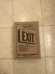 Lithonia Lighting Led Aluminum Emergency Exit Sign LES1RELNSD. Fixed Price $85.00.