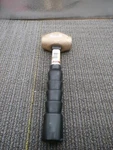 New Nupla Brass Hammer, 1-43/64 Face, Lbs. Head Weight Brs 98-020-130. Fixed Price $125.00.