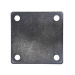 Flat Square Steel Metal Base Plate 5" X 1/4" Thickness 3/8" Hole Qty. Fixed Price $34.00.