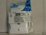 Leviton 40259-W Type 625D Telephone/video Wall Plate. Fixed Price $6.00.
