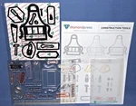 Diamond Press Apron Construction Tools Dies Stamps Set Dad Fathers Day Free Ship. Fixed Price $40.00.