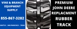 Premium John Deere Rubber Track 30G / 25 35D 35CZTS 35ZTS (86 Link). Fixed Price $1230.00.