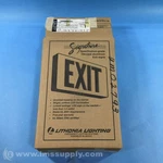 Lithonia Lighting 1 R El Sd Led Exit Sign, White Housing Fnob. Fixed Price $16.56.