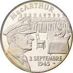#637059 France, Medal, Mac Arthur 2 Septembre 1945, Copper-nickel, Ms. Fixed Price $26.14.