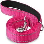 5FT Heavy Duty Reflective Dog Leash With Soft Padded Handle For Safety Training. Fixed Price $6.35.