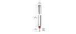 Crl FH3420 34" Tubular Spiral Tilt Window Balance Red Bushing. Fixed Price $13.47.