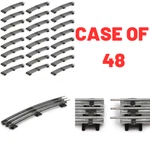 Case Of 48 O-54 Curve Gauge High Tensile Strength Tubular Train Tracks New. Fixed Price $164.97.