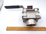 Whitey (swagelok) SS-68XTF32 2" Fnpt 3-WAY Ball Valve CF3M Stainless 500 Psi New. Fixed Price $249.95.