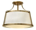 Hinkley Lighting 3521 Charlotte 16"W Semi-flush Ceiling Brushed. Fixed Price $399.00.