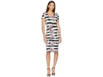 Nicole Miller Collection Striped Floral Midi Dress Size 12266. Fixed Price $55.24.
