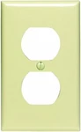 Leviton 80703-I 1-GANG Duplex Device Receptacle Wallplate, Standard Size 10 Pack. Fixed Price $13.99.