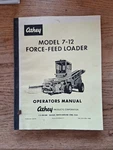 Athey 7-12 Force Feed Loader Operators Manual Maintenance Service. Fixed Price $125.00.