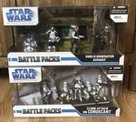 Reduced Star Wars The Legacy Battle Packs Shield Generator & Clone Attack New. Fixed Price $80.00.