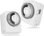 With 2 Grounded Outlets, Mechanical Light Timers For Electrical. Fixed Price $23.82.