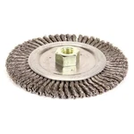 Weiler 96045 Twist Wire Wheel Brush, Threaded Arbor. Fixed Price $31.65.