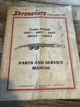 Interstate Trailers 18DT 20DTA 24DTA Parts Manual Book Shop Guide List. Fixed Price $24.29.