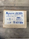 Appleton FS-1-100 Heavy Duty Shallow Device Box. Fixed Price $30.00.