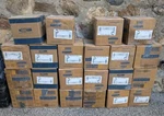 Pittsburgh Corning Glass Block's Case Of 12 - 6X6X4 Premiere Decora Retired. Fixed Price $90.00.