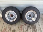 Massey Ferguson MF14 Tractor Rear Wheels 12X8.5 With Good Year Tires 23X10.5-12. Fixed Price $179.99.