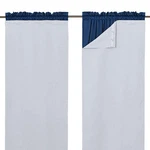 White Blackout Curtain Liners For Window - Noise Reducing Light Blocking. Fixed Price $29.23.