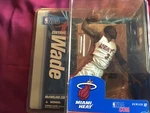 Mcfarlane Nba Sports Picks Series 12 Dwyane Wade Action Figure White Jersey. Fixed Price $33.00.