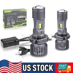 Lhd H4 9003 Mini Bi-led Projector Lens 50000LM Hi-lo Headlight Kit Retrofit 2X. Fixed Price $33.98.