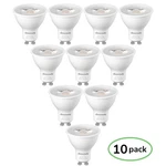 Dewenwils GU10 Led Dimmable 3000K Warm White Track Lighting Bulbs 10-PACK. Fixed Price $19.99.