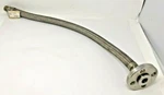 Enlin Flexible Ss Hose 28" C/w Flange 3/4" Clajp A/SA182 F316L/316 150B16.5. Fixed Price $123.03.