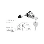 Crl Chrome Keyed Alike Through Glass Plunger Lock. Fixed Price $43.62.