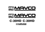 Mayco - Concrete Pump Vinyl Decals Set Multiquip Mq Stickers C30HD Oe. Fixed Price $82.00.
