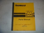 Vermeer Model V-3550A Tractor Trencher Parts Catalog Manual Book. Fixed Price $139.41.