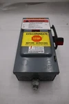 Square H321N Heavy Duty Safety Switch 30A Pole Fusible Unit Stock 4911-A. Fixed Price $150.00.