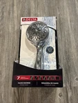 New Delta #75700 Chrome 7-SPRAY Hand Held Messaging Shower Head. Fixed Price $32.00.