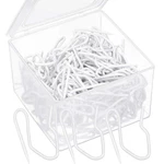 Shappy 120 Pack Drapery Hooks 1.2 X Inch/ 3 Cm 2.4 (h W), White. Fixed Price $20.44.