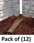 Thermwell DE46BR 46" Brown Roll Up Automatic Downspout Extender - 12PK. Fixed Price $162.97.