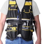 Multi Pocket Vest Light Reflective Safety Strip Tools Compartment Fatmax. Fixed Price $91.85.